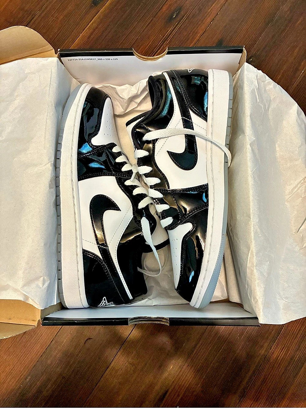 Jordan Air Jordan 1 Low SE 'Concord' Sneakers Black & White US 10